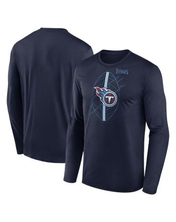 Tennessee Titans Legend Icon Long Sleeve T-Shirt - Navy