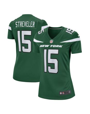 Chris Streveler New York Jets Women's Game Player Jersey - Gotham Green