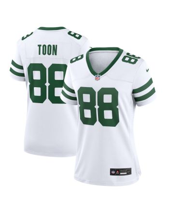 Al Toon 88 New York Jets Women's Player Game Jersey - White