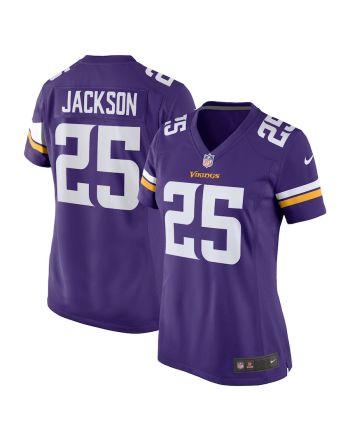 Theo Jackson 25 Minnesota Vikings Women's Home Game Player Jersey - Purple