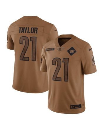 Sean Taylor 21 Washington Commanders 2023 Salute To Service Limited Jersey - Brown