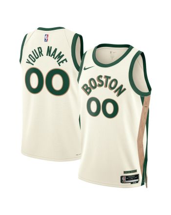 Boston Celtics 2023/24 City Edition Swingman Custom Jersey - White