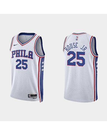 Philadelphia 76ers Danuel House Jr. 25 2022-23 Association Edition White Men Jersey Swingman