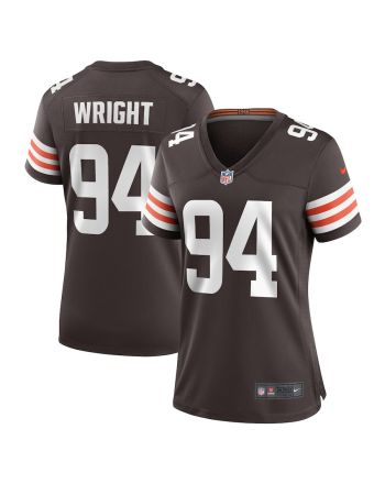 Alex Wright Cleveland Browns Women's Game Player Jersey - Brown