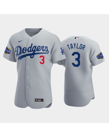 Los Angeles Dodgers Taylor 3 Alternate Gray 2022-23 All-Star Game Jersey