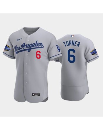 Los Angeles Dodgers Trea Turner 6 Road Gray 2022-23 All-Star Game Jersey