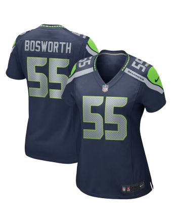 Brian Bosworth 55 Seattle Seahawks Women Game Retired Jersey - College Navy