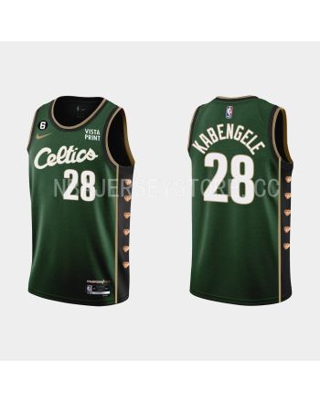 Boston Celtics 28 Mfiondu Kabengele 2022-23 City Edition Green Men Jersey