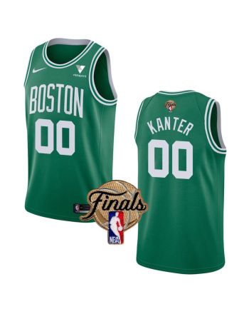 Boston Celtics Enes Kanter 00 Final 2022 Men Jersey Icon Edition Green