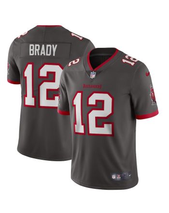 Tom Brady 12 Tampa Bay Buccaneers Alternate Vapor Limited Jersey - Pewter