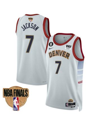 Reggie Jackson 7 Denver Nuggets Final Champions 2023 Swingman YOUTH Jersey - White