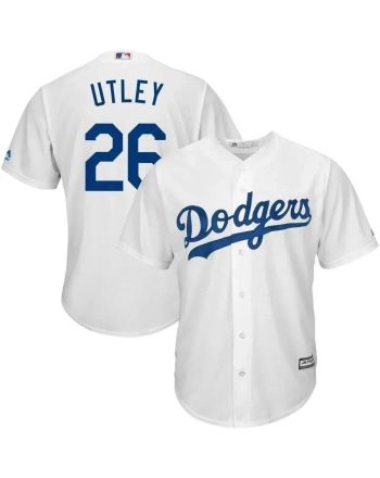 Chase Utley Los Angeles Dodgers Cool Base Player Jersey - White