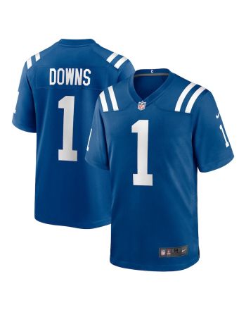 Josh Downs 1 Indianapolis Colts Men Team Game Jersey - Royal