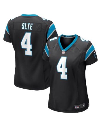 Joey Slye 4 Carolina Panthers Women's Game Jersey - Black