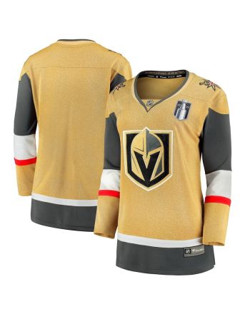 Vegas Golden Knights Women's 2023 Stanley Cup Final Home Breakaway Jersey - Gold