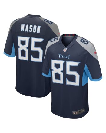 Derrick Mason 85 Tennessee Titans Men Game Retired Jersey - Navy