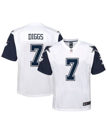 Trevon Diggs 7 Dallas Cowboys YOUTH Alternate Game Jersey - White