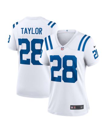 Jonathan Taylor 28 Indianapolis Colts Women Game Jersey - White