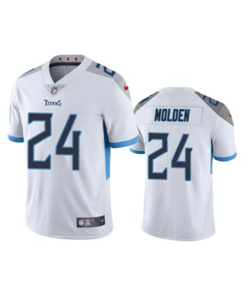 Tennessee Titans Elijah Molden 24 White Vapor Limited Jersey