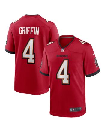 Ryan Griffin 4 Tampa Bay Buccaneers Game Jersey - Red