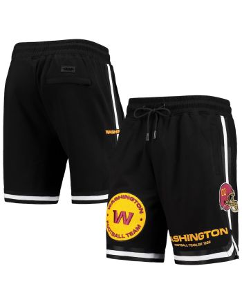 Washington Commanders Team Standard Core Logo Shorts - Black