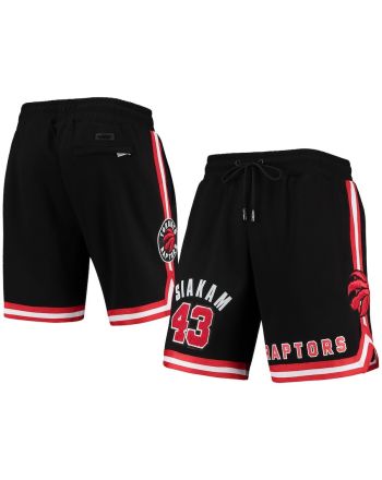 Pascal Siakam 43 Toronto Raptors Black Team Player Shorts - Men