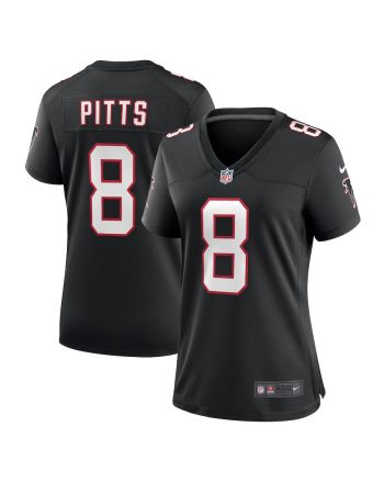 Kyle Pitts 8 Atlanta Falcons Women's Game Jersey - Black