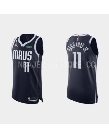 Dallas Mavericks 2022-23 Tim Hardaway Jr. 11 Statement Edition Navy Men Jersey