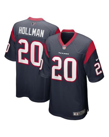 Ka'Dar Hollman 20 Houston Texans Men's Team Game Jersey - Navy