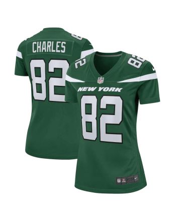 Irvin Charles New York Jets Women's Game Player Jersey - Gotham Green