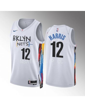 Brooklyn Nets Joe Harris 12 2022-23 City Edition White Jersey Swingman