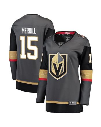 Jon Merrill Vegas Golden Knights Women's Breakaway Player Jersey - Black