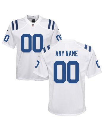 Indianapolis Colts Custom YOUTH Game Jersey - White