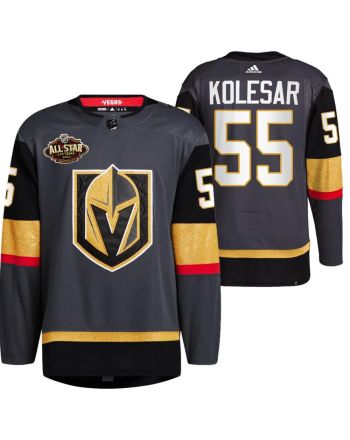 Men Vegas Golden Knights 55 Keegan Kolesar Alternate Primegreen Black Jersey 2023 All-Star Jersey