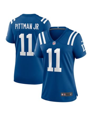 Michael Pittman Jr. 11 Indianapolis Colts Women Game Jersey - Royal