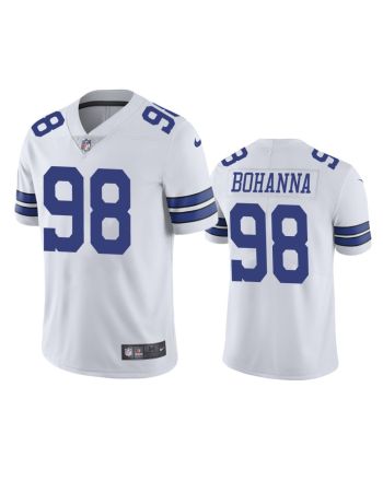 Quinton Bohanna 98 Dallas Cowboys White Vapor Limited Jersey