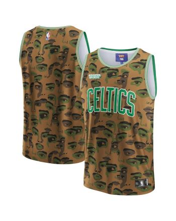 Boston Celtics NBA & KidSuper Studios Unisex Hometown Jersey - Brown