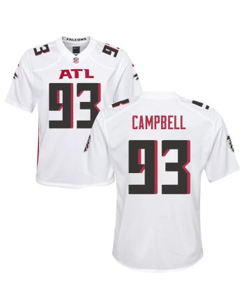 Calais Campbell 93 Atlanta Falcons Youth Game Jersey - White