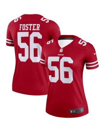 Reuben Foster 56 San Francisco 49ers Women Legend Jersey - Scarlet