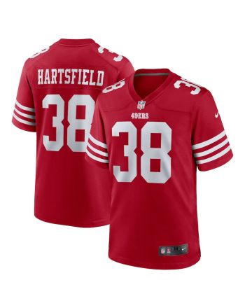 Myles Hartsfield 38 San Francisco 49ers Game Player Men Jersey - Scarlet