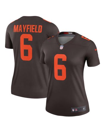 Baker Mayfield 6 Cleveland Browns Women's Alternate Legend Jersey - Brown