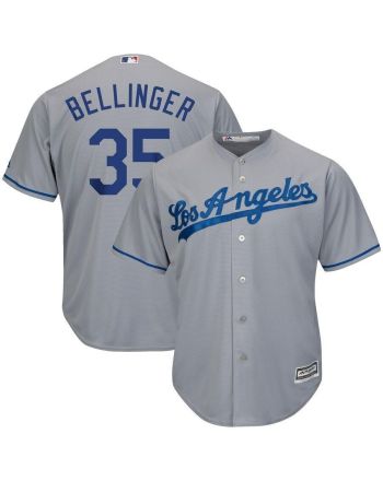 Cody Bellinger Los Angeles Dodgers Wordmark Cool Base Player Jersey - Gray