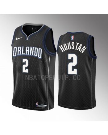 Caleb Houstan 2 2022-23 Orlando Magic Black City Edition Men Jersey Swingman