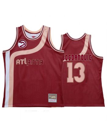 Bogdan Bogdanovic 13 Atlanta Hawks My Towns Wish Jersey Red