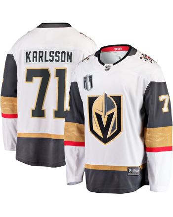 William Karlsson 71 Vegas Golden Knights 2023 Stanley Cup Final Away Breakaway Player Jersey - White