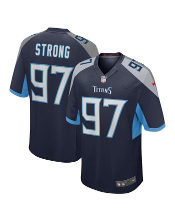 Kevin Strong Tennessee Titans Game Player Jersey - Navy