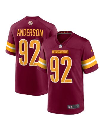 Abdullah Anderson 92 Washington Commanders Men Game Jersey - Burgundy