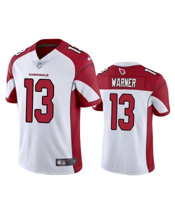 Arizona Cardinals Kurt Warner 13 White Vapor Limited Jersey