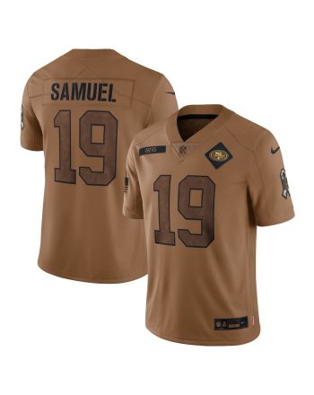 Deebo Samuel 19 San Francisco 49ers 2023 Salute To Service Limited Jersey - Brown