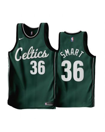 2022-23 Boston Celtics Marcus Smart 36 Green City Edition Men Jersey